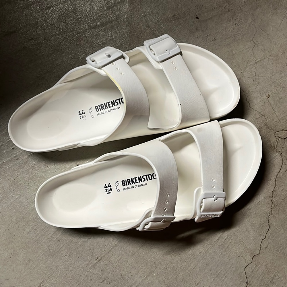 COPY - White Rubber Birkenstocks